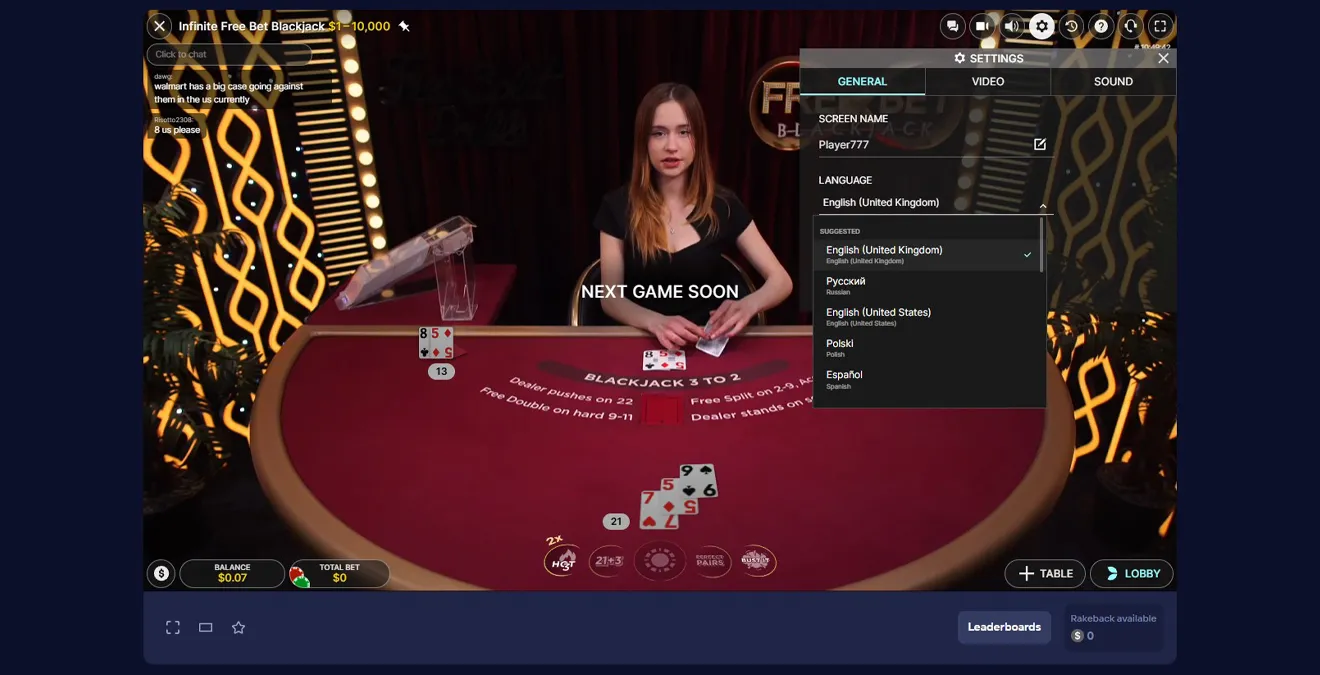 Blackjack screenshot 4